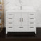 Fresca Imperia 48" Glossy White Free Standing Modern Bathroom Cabinet with Integrated Sink FCB9448WH-I