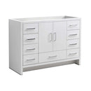 Fresca Imperia 48" Glossy White Free Standing Modern Bathroom Cabinet FCB9448WH