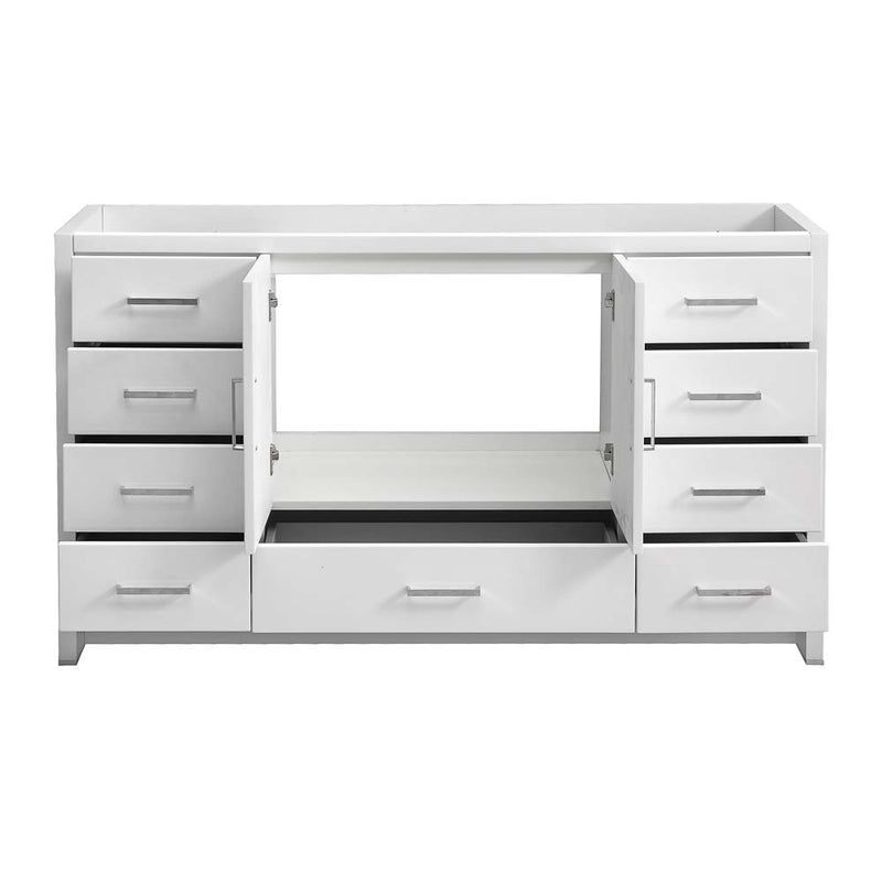 Fresca Imperia 60" Glossy White Free Standing Single Sink Modern Bathroom Cabinet FCB9460WH-S