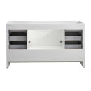 Fresca Imperia 60" Glossy White Free Standing Single Sink Modern Bathroom Cabinet FCB9460WH-S