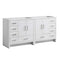 Fresca Imperia 72" Glossy White Free Standing Double Sink Modern Bathroom Cabinet FCB9472WH