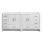 Fresca Imperia 72" Glossy White Free Standing Double Sink Modern Bathroom Cabinet FCB9472WH