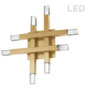 Dainolite 24W Wall Sconce Aged Brass with Acrylic Diffuser FCS-1432W-AGB