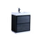 KubeBath Bliss 30" Gray Oak Free Standing Modern Bathroom Vanity FMB30-GO