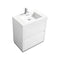 KubeBath Bliss 30" High Gloss White Free Standing Modern Bathroom Vanity FMB30-GW