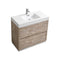KubeBath Bliss 36" Nature Wood Free Standing Modern Bathroom Vanity FMB36-NW