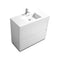 KubeBath Bliss 40" High Gloss White Free Standing Modern Bathroom Vanity FMB40-GW