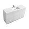 KubeBath Bliss 60" Single Sink High Gloss White Free Standing Modern Bathroom Vanity FMB60S-GW
