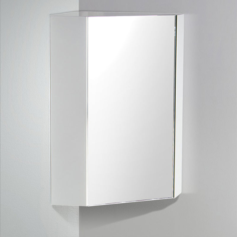 Fresca Coda 14 White Modern Corner Bathroom Vanity