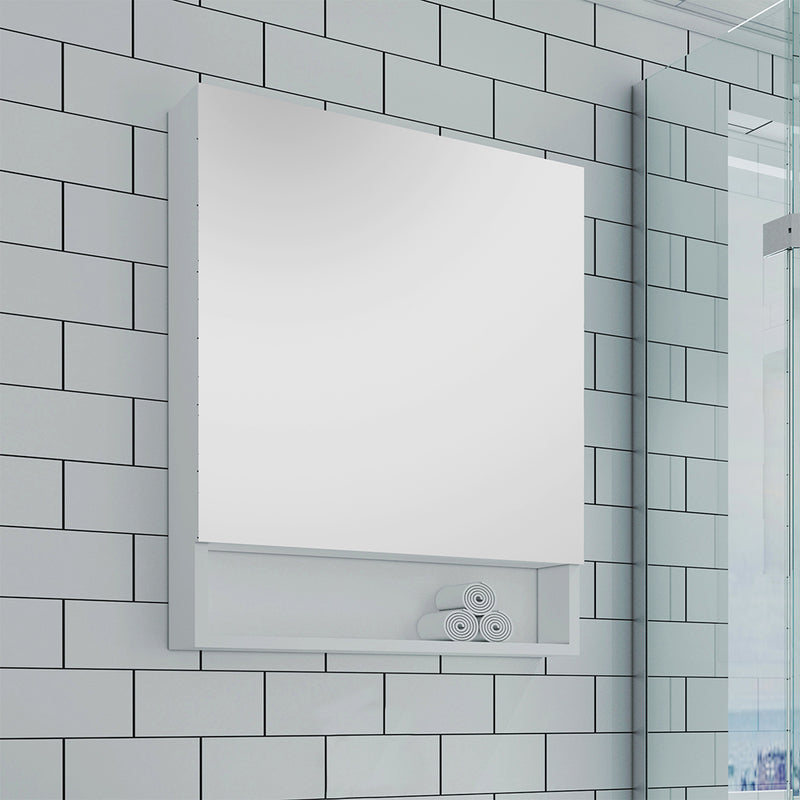 Fresca Lucera 60" White Wall Hung Modern Bathroom Cabinet with Top and Double Undermount Sinks FCB6160WH-UNS-D-CWH-U