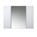 Fresca Lucera 36" White Wall Hung Modern Bathroom Cabinet with Top and Vessel Sink - Right Version FCB6136WH-VSL-R-CWH-V