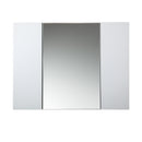 Fresca Lucera 48" White Wall Hung Modern Bathroom Cabinet with Top and Vessel Sink FCB6148WH-VSL-CWH-V