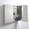 Fresca 40" Wide x 36" Tall Bathroom Medicine Cabinet with Mirrors FMC8011
