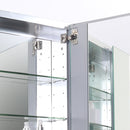 Fresca 60" Wide x 36" Tall Bathroom Medicine Cabinet with Mirrors FMC8020