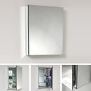 Fresca 20" Wide x 26" Tall Bathroom Medicine Cabinet with Mirrors FMC8058