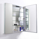 Fresca 30" Wide x 36" Tall Bathroom Medicine Cabinet with Mirrors FMC8091
