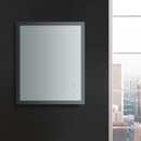 Fresca Angelo 36" Wide x 30" Tall Bathroom Mirror with  Halo Style LED Lighting and Defogger FMR013630