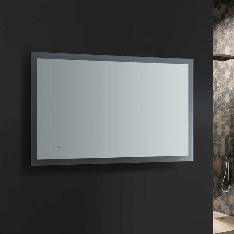 Fresca Angelo 48" Wide x 30" Tall Bathroom Mirror with  Halo Style LED Lighting and Defogger FMR014830