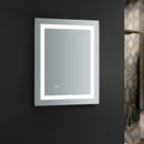 Fresca Santo 24" Wide x 30" Tall Bathroom Mirror w/ LED Lighting and Defogger FMR022430
