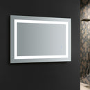 Fresca Santo 24" Wide x 36" Tall Bathroom Mirror with  LED Lighting and Defogger FMR022436