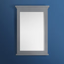 Fresca Windsor 24" Gray Textured Bathroom Mirror FMR2424GRV