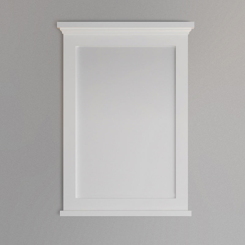 Fresca Windsor 27" Matte White Bathroom Mirror FMR2427WHM