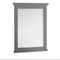 Fresca Windsor 30" Gray Textured Bathroom Mirror FMR2430GRV