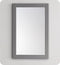 Fresca 24"X30" Reversible Mount Mirror in Gray FMR6124GR