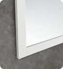 Fresca 24"X30" Reversible Mount Mirror in White FMR6124WH