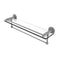 Allied Brass Fresno Collection 22 Inch Glass Shelf with Vanity Rail and Integrated Towel Bar FR-1-22GTB-GYM