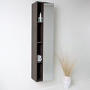 Fresca Vista 36" Gray Oak Modern Bathroom Vanity with Medicine Cabinet FVN8090GO