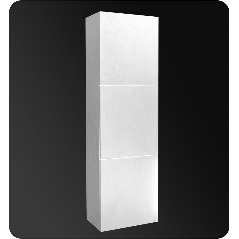 Fresca Mezzo 30" White Wall Hung Modern Bathroom Vanity with Medicine Cabinet FVN8007WH