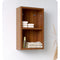 Fresca Mezzo 48" Teak Wall Hung Modern Bathroom Vanity with Medicine Cabinet FVN8011TK