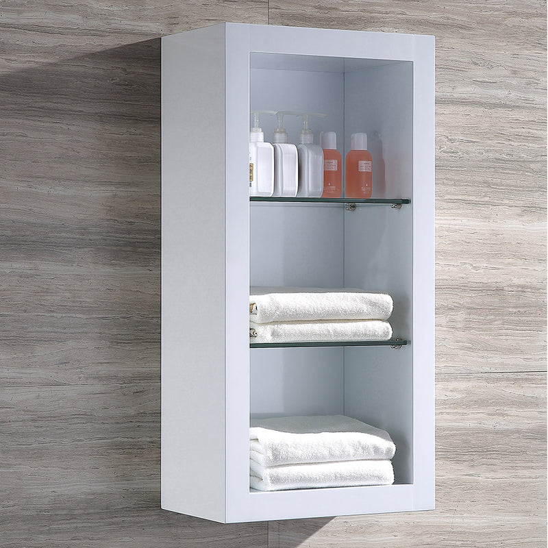 Fresca Allier Rio 24" Ash Gray Modern Bathroom Vanity with Medicine Cabinet FVN8125HA