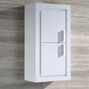 Fresca Allier 72" White Modern Double Sink Bathroom Vanity with Mirror FVN8172WH