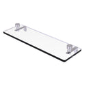 Allied Brass Foxtrot 16 Inch Glass Vanity Shelf with Beveled Edges FT-1-16-SCH