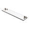 Allied Brass Foxtrot 22 Inch Glass Vanity Shelf with Beveled Edges FT-1-22-ABR