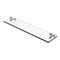 Allied Brass Foxtrot 22 Inch Glass Vanity Shelf with Beveled Edges FT-1-22-SN