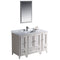 Fresca Oxford 48" Antique White Traditional Bathroom Vanity FVN20-122412AW