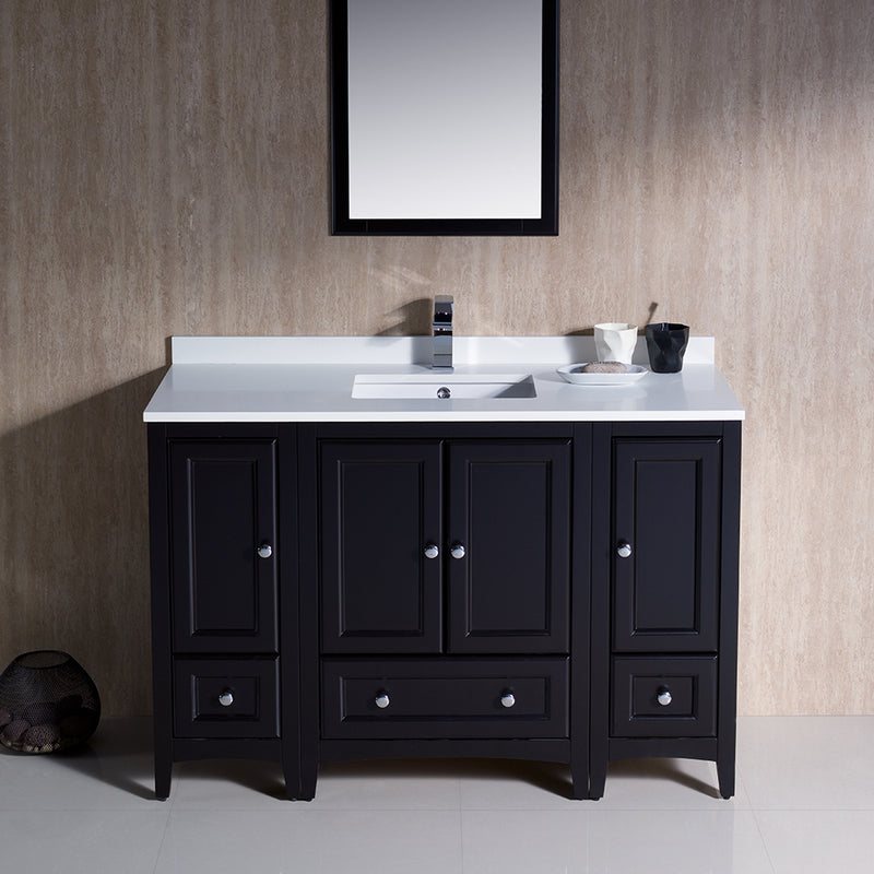 Fresca Oxford 48" Espresso Traditional Bathroom Vanity FVN20-122412ES