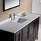 Fresca Oxford 60" Espresso Traditional Bathroom Vanity FVN20-123612ES