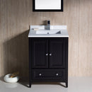 Fresca Oxford 24" Espresso Traditional Bathroom Vanity FVN2024ES