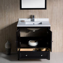 Fresca Oxford 30" Espresso Traditional Bathroom Vanity FVN2030ES