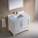 Fresca Oxford 36" Antique White Traditional Bathroom Vanity FVN2036AW