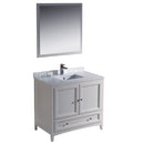 Fresca Oxford 36" Antique White Traditional Bathroom Vanity FVN2036AW