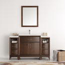 Fresca Cambridge 54" Antique Coffee Traditional Bathroom Vanity with Mirror FVN21-123012AC