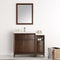 Fresca Cambridge 42" Antique Coffee Traditional Bathroom Vanity with Mirror FVN21-3012AC