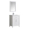 Fresca Cambridge 24" White Traditional Bathroom Vanity w/ Mirror FVN2124WH