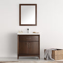 Fresca Cambridge 30" Antique Coffee Traditional Bathroom Vanity with Mirror FVN2130AC