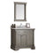 Fresca Kingston 37" Antique Silver Traditional Bathroom Vanity w/ Mirror FVN2236SA